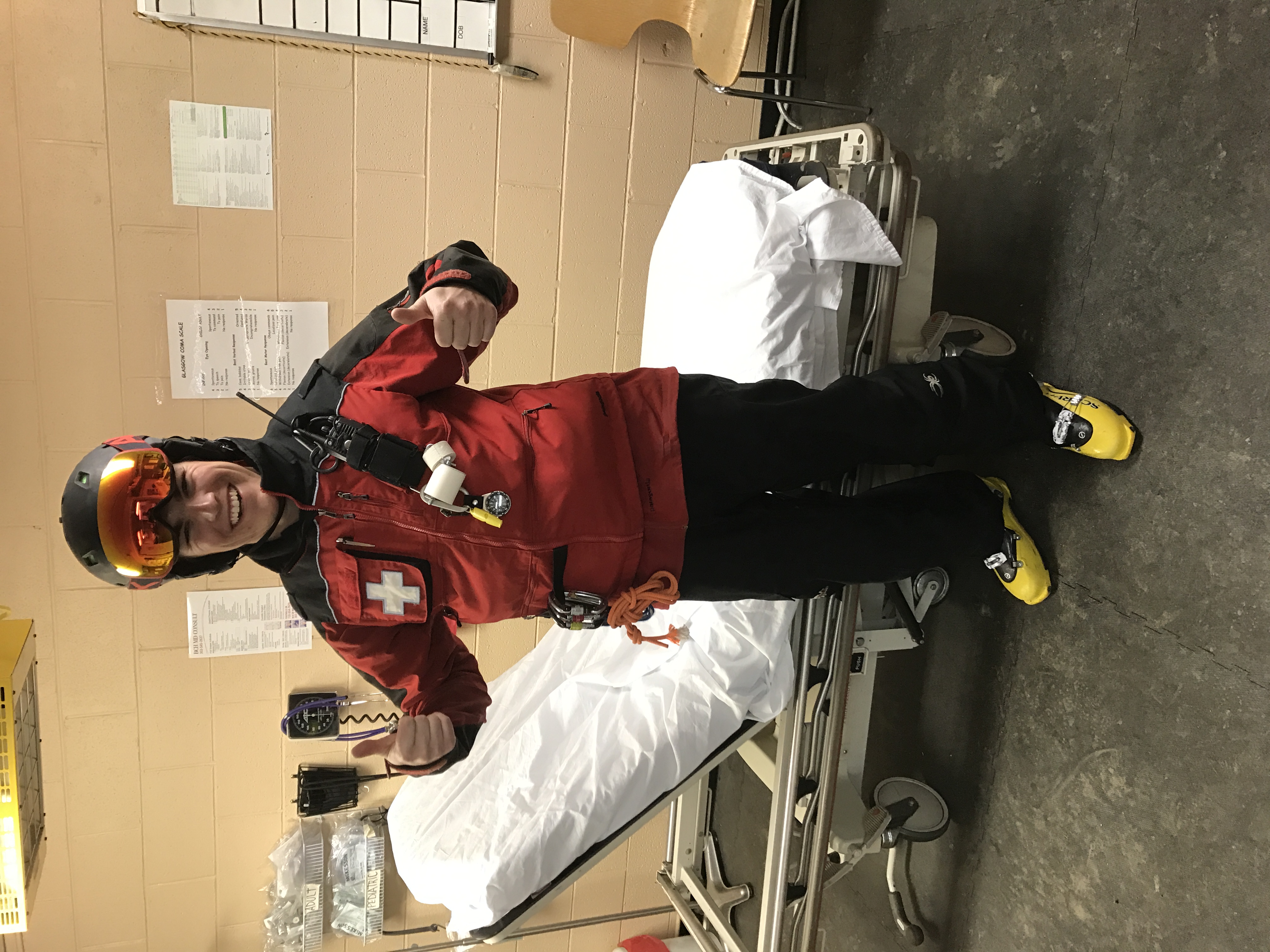 Chris Johnson as Volunteer Ski Patroller